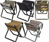 Lightweight Portable Stool with Pouch, Deluxe Camo Camping Travel Chair Seat