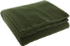 Olive Drab Wool Emergency Rescue Blanket 60" x 80" Warm Winter Cover Throw