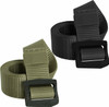 Tactical Deluxe BDU Belt Deluxe Nylon Airport Friendly Plastic Belt Buckle