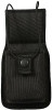 Black Radio Pouch Holder Universal for Duty Belt Uniform Molded Holster Case