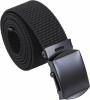 Black Nylon Web Belt Black Buckle Tactical Uniform Military Army Skater Jeans
