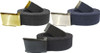100% Cotton Military Web Belt & Flip Buckle - 54" Long