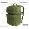Tactical Fast Mover Backpack MOLLE Overnight Weekend Bag Knapsack 34L