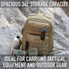 Tactical Fast Mover Backpack MOLLE Weekend Overnight Bag Knapsack