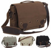 Trailblazer Canvas & Leather Messenger Shoulder Bag Laptop Deluxe Everyday