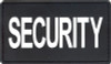 Security PVC Waterproof Hook Patch - Black & White