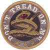 Don't Tread On Me Morale Snake Patch, Round 3"