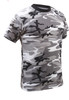 Mens City Camouflage Tactical Military Short Sleeve Army Camo T-Shirt