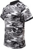 Mens City Camouflage Tactical Military Short Sleeve Army Camo T-Shirt