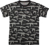 Black Guns & Rifles Tee 2nd Amendment Rights Vintage Short Sleeve T-Shirt