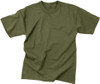 Kids Olive Drab Military Solid Short Sleeve T-Shirt
