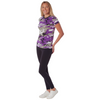Womens Long Length Camo T-Shirt Military Army Ladies Girls Short Sleeve Tee
