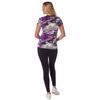Womens Long Length Camo T-Shirt Military Army Ladies Girls Short Sleeve Tee