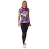 Womens Long Length Camo T-Shirt Military Army Ladies Girls Short Sleeve Tee