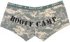 Womens ACU Digital Camouflage Booty Camp Slim Fit Booty Shorts Underwear