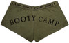 Womens Olive Drab Booty Camp Slim Fit Booty Shorts Underwear