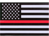 3 Pack Thin Red Line US American Flag Support Firefighters Decal Sticker TRL