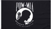 POW MIA Flag 2'x3' Large High Quality, Black / White, You Are Not Forgotten