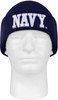 Navy Blue Acrylic Deluxe Embroidered US Navy Official Watch Cap