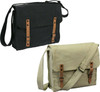 Solid Cotton Canvas Medic Shoulder Bag Washed Cotton Canvas Mini Bag