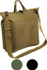 Military Flyers Helmet Bag with Brass Zipper & Shoulder Strap 19" x 19"