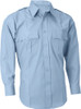 Light Blue Uniform Shirt Long Sleeve Official Officer Police Security Work