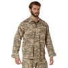 Mens ACU Digital Camouflage Military BDU Shirt Uniform Army Coat Fatigues