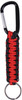 Thin Red Line Support Firefighters 60MM Carabiner with Paracord & Key Ring