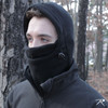 Black Fleece Balaclava Warm Winter Adjustable Double Layer Head Neck Face Cover