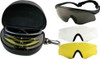 Black FIRE-TEC Interchangeable Sports Glasses