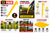 Yellow Tent Stakes Securing a Tent
Plastic Ground Stakes for Landscaping and Garden Use
Bright Yellow Tent Pegs Easy to Locate Outdoors