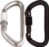Aluminum D-Ring Locking Carabiner 27kn UIAA Approved Strong Climbing