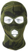 Woodland Camouflage Winter Cold Weather Three Hole Acrylic Military Face Mask
