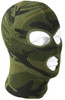 Woodland Camouflage Winter Cold Weather Three Hole Acrylic Military Face Mask