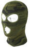 Woodland Camouflage Winter Cold Weather Three Hole Acrylic Military Face Mask