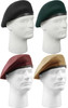 Military Wool Beret - Inspection Ready Pre-Shaved Badge Tactical US Army JROTC