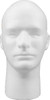 White Styrofoam Head Male Face Model Foam Mannequin Stand Form Man Display
