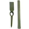 Olive Drab Military Metal Pick Mattock w/ Wood Handle