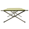 Olive Drab Oversized Aluminum Folding Cot 80"x30" Camping Bed with Carry Case
