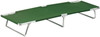 Sturdy Aluminum Camping Cot with Olive Green Nylon Material