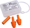 Orange Silicone Noise Reducing 23 Decibels Ear Hearing Protection Earplugs
