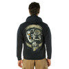 Black USMC Marine Corps Bulldog Pullover Sweatshirt Hoodie Black Ink Design Marines Globe & Anchor Hoodie