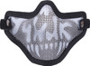 Black Skull Bravo Tactical Gear Strike Steel Skull Half Face Mask