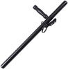 Black Two Ring Double Holder Tactical Duty Belt Carry Flashlight Stick Baton