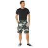 Vintage Camo Cargo Shorts, Military Paratrooper Camouflage Tactical Army