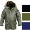 Cold Weather N-3B Military Snorkel Parka Jacket Long Insulated N3B Winter Coat