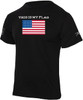 Black This Is My Flag USA Flag T-Shirt Patriotic Tee
