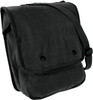 Black Map Case Shoulder Bag Canvas Map Bag w/ Shoulder Strap