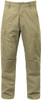 Khaki Solid Military Rip-Stop BDU Cargo Bottoms Fatigue Trouser Pants