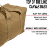 Canvas Cargo Bag Tactical Heavy Duty Cotton Large Military Parachute Duffle